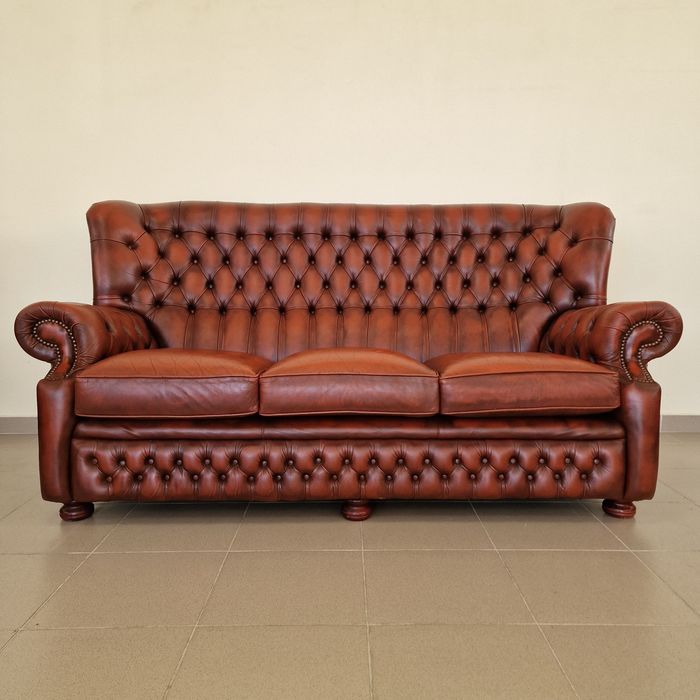 Кожена холова гарнитура Chesterfield