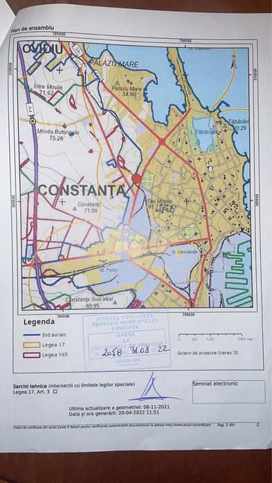 De Vânzare Teren Intravilan zona Vivo Mall Constanta