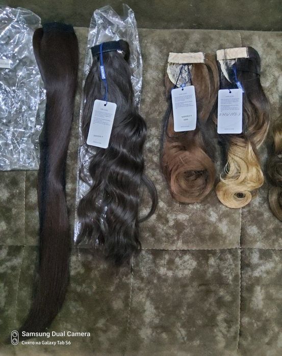 Осенние скидки! Красивые парики, хвосты накладные