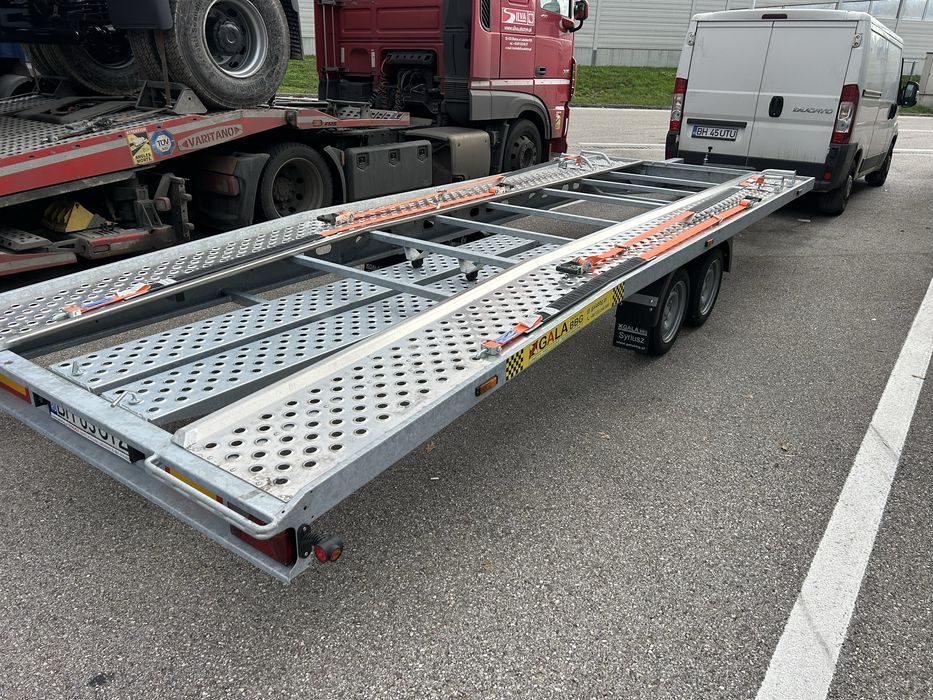 Vand sau schimb trailer  Gala de 6 m .2.5 tone util 1860 kg VDI 2025