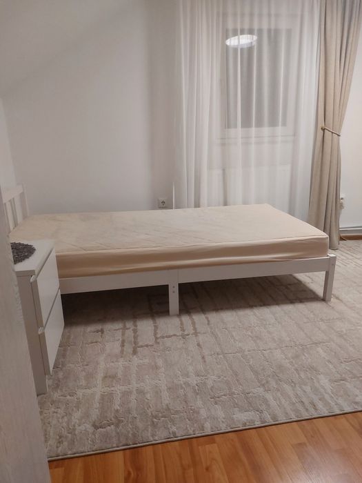 Pat + saltea 100/200 cm