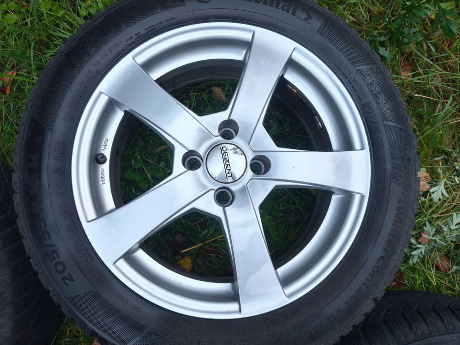 Roti aliaj Dezent / Dacia 4 x 10 / anvelope Continental 205/55/R16 M+S