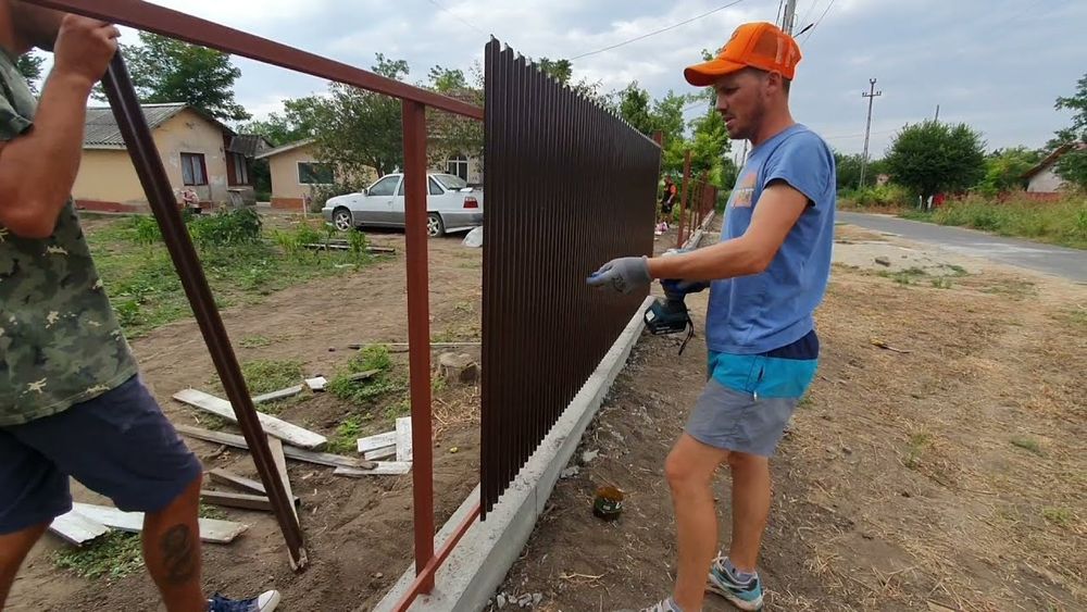 Garduri si porti fer forjat șipcă metalică plasă bordurată bca etc