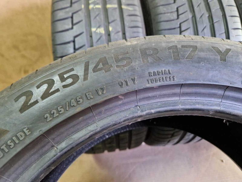 4 Continental R17 225/45
летни гуми
DOT0221