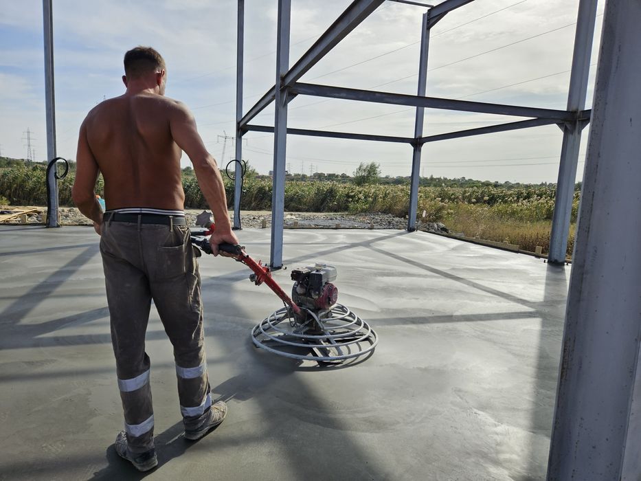 Beton finisat si elicopterizat mecanic