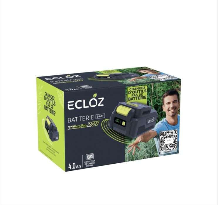 Baterie Ecloz 20V 4.0Ah