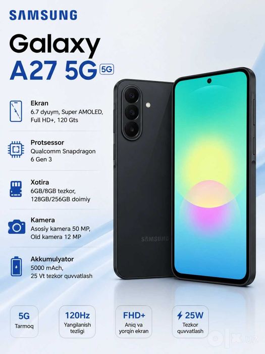 Samsung Galaxy A27 — OPTOM NARXDA DONAGA! 289$
