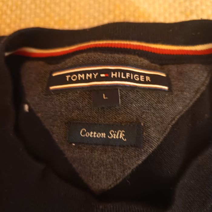 Pulover Tommy Hilfiger bumbac și matase