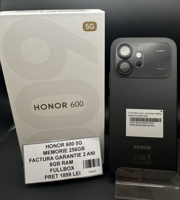 Honnor 600 256GB/Factura 2 ani