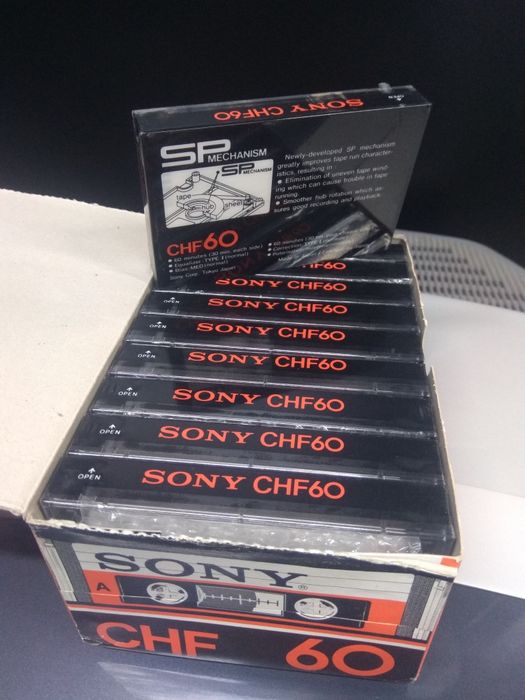Аудиокассеты Sony CHF60 новые
