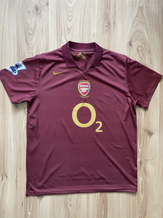 NIKE Thierry Henry Arsenal 2005/2006 Home Jersey - Retro Jersey/мъжка тениска XL