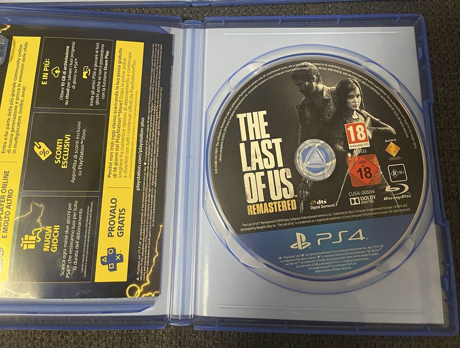 The Last of Us part one за PS4 в отлично състояние като нова