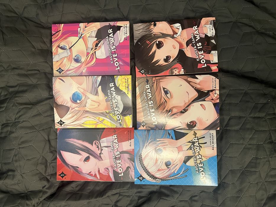Manga kaguya sama love is war vol 1-6