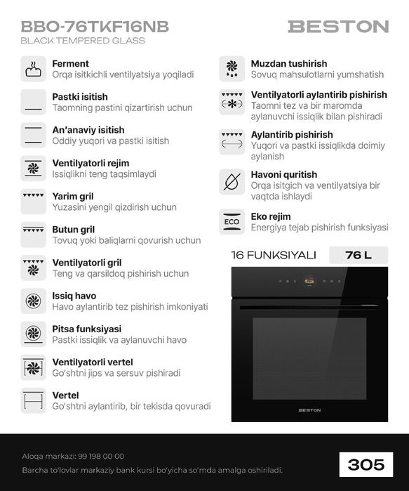 Beston duxovka aksiyada dastavka ichida