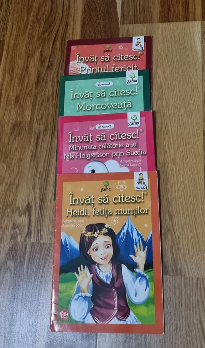 Vand carti din colectia "Învăț să citesc" (lb rom) nivelurile 0,1 2 3