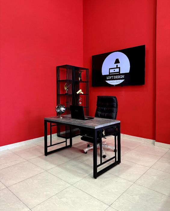 Лофт Столлар мустахкам ва ишончли Парта Письменный Стол