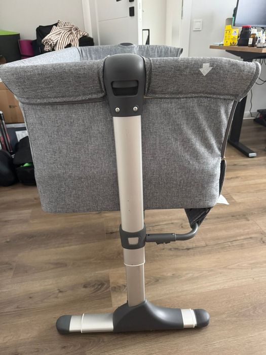 Patut Co-sleeper bebe royal + saltea cocos, protecție și plasa insecte