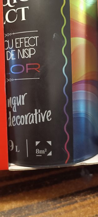 Vopsea decorativa efect de  nisip