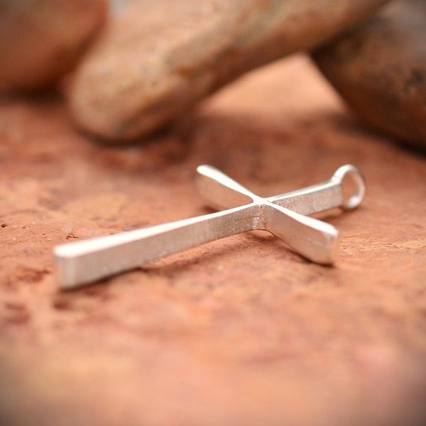 Сребърен медальон кръст 925 – голям мъжки кръст | Талисман за вяра