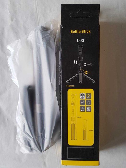 Selfie Stick 3 in 1 telecomanda bluetooth Go Pro iPhone X, Samsung Nou