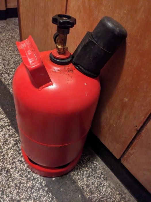 Газов котлон тройка ГДР + газова бутилка