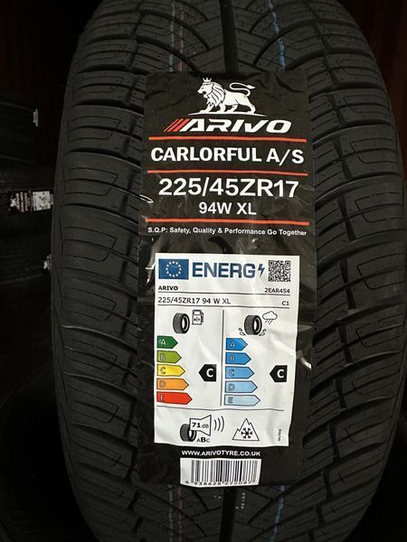 Нови Всесезонни Гуми Arivo 225/45R17 94W XL БОРД 2254517