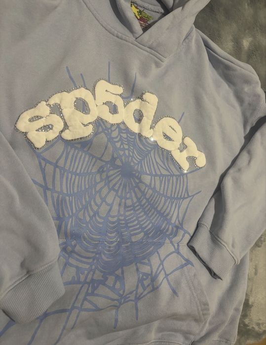 hanorac spider albastru