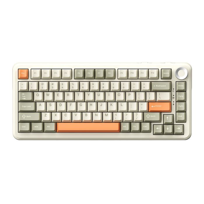 ajazz ak820 max plus flying fish switch tri-mode mechanical keyboard (