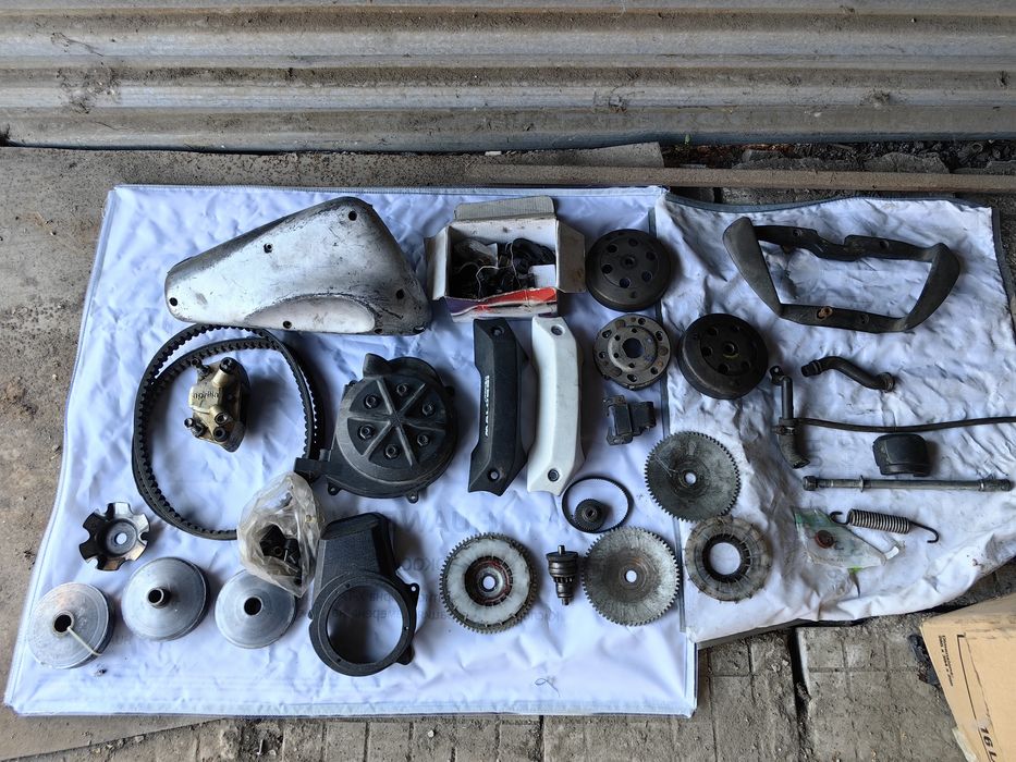 Aprilia, Piaggio - Части