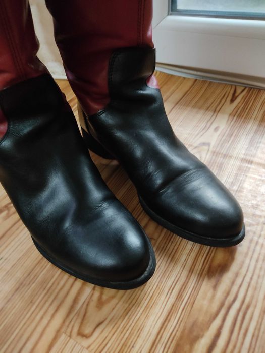 Ботуши в два цвята 39 номер