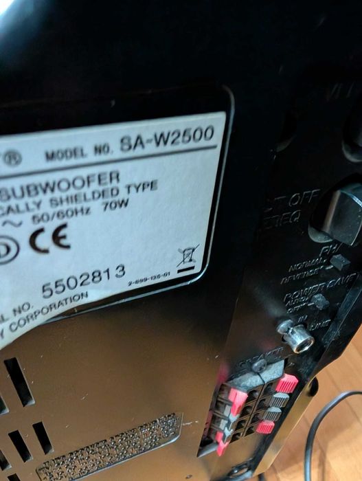 Sistem Home Cinema 5.1 Sony – Receiver 4K HDMI + Boxe Coloană + Boxe Surround + Subwoofer Activ