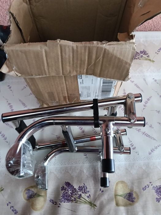 Scara din inox pentru ambarcatiuni pliabilă, 3 trepte