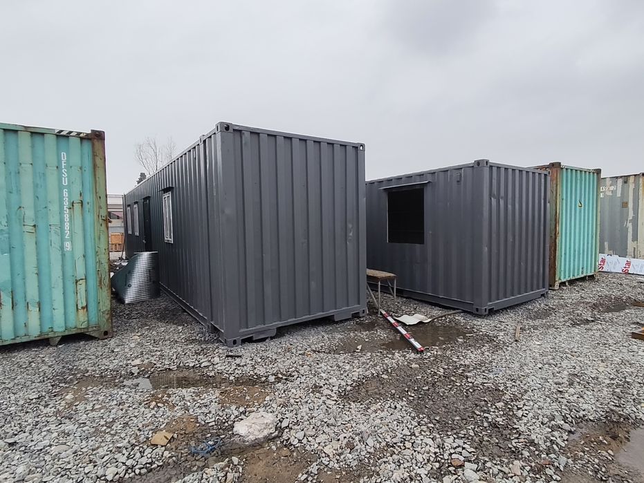 Kоntenirlardan Kuchma Ofes Magazin Контейнер Офес Магазин Санузел