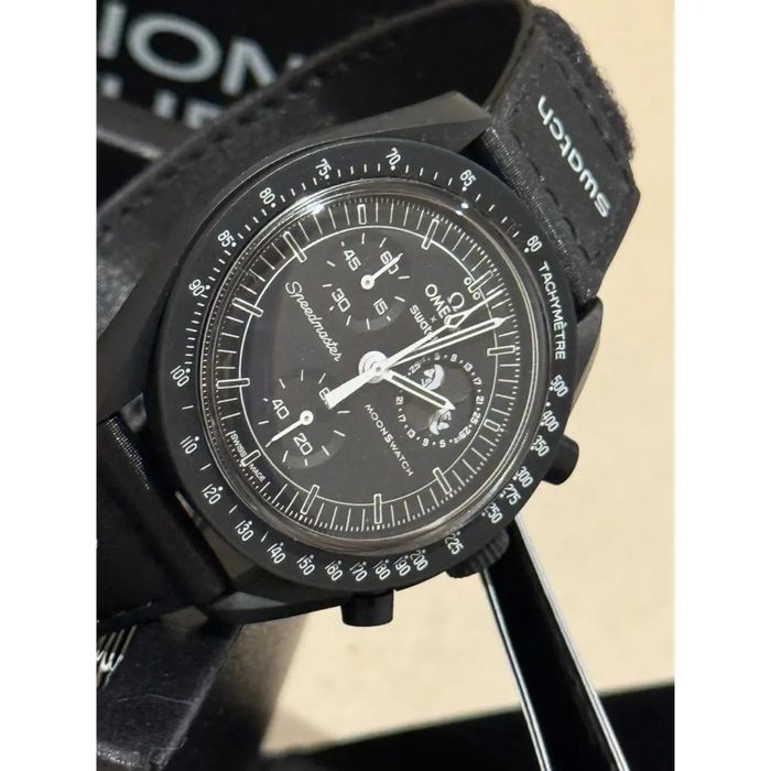 Ceas Omega X swatch black