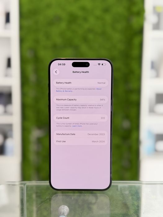 iPhone 15 Pro Max 256Gb Black/Baterie94%/Garantie 12 LUNI @atsgsm.ro