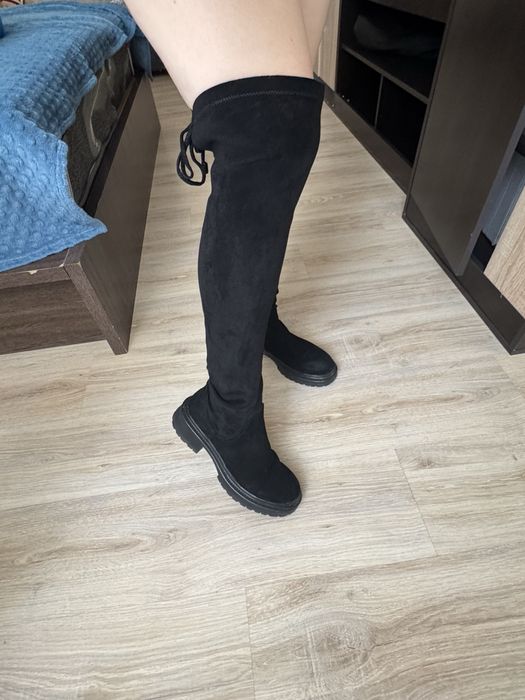 Ботфорты черные осень продам