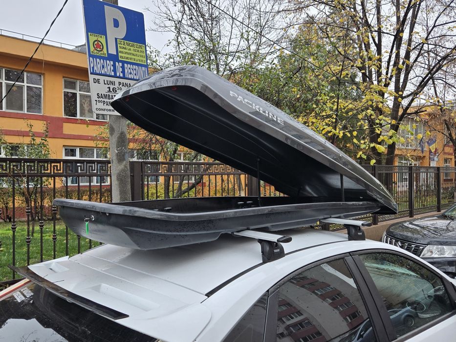 Cutie portbagaj auto plafon Packline transversale