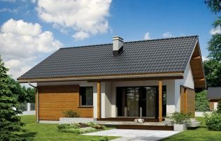 Vand case pe structura metalica invelite cu panouri sandwich 58mp