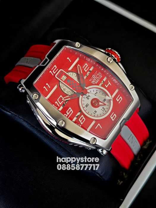 INVICTA RACING Monza Red 57 mm, Инвикта нов ръчен часовник