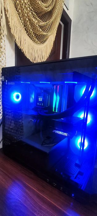 Игровой компьютер ryzen 7 9800X3D, amd 9070xt aorus elite, 64 GB RAM
