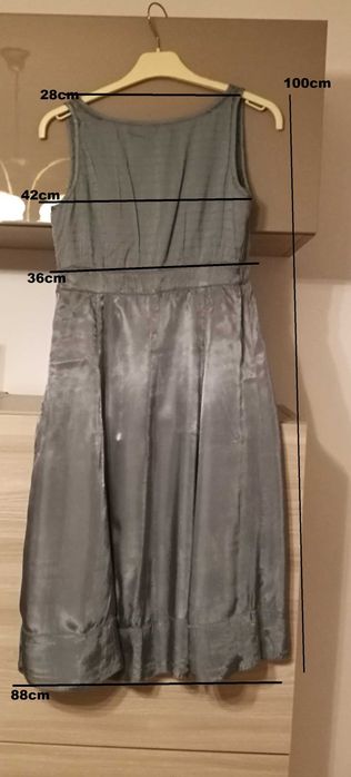 Rochie gri viscoza (S)