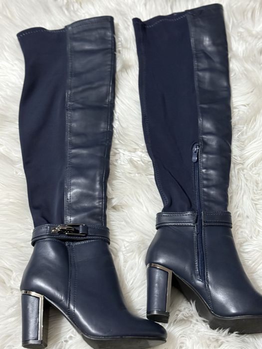 Cizme inalte cu toc