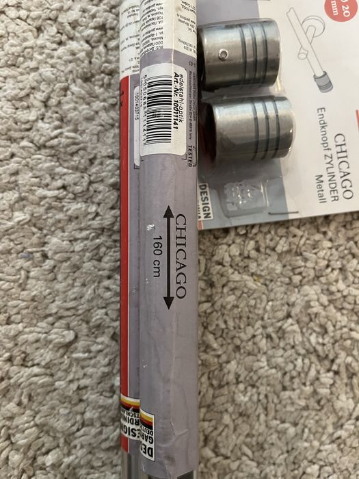 Galerie draperii sina de 160 cm metal profil culisare