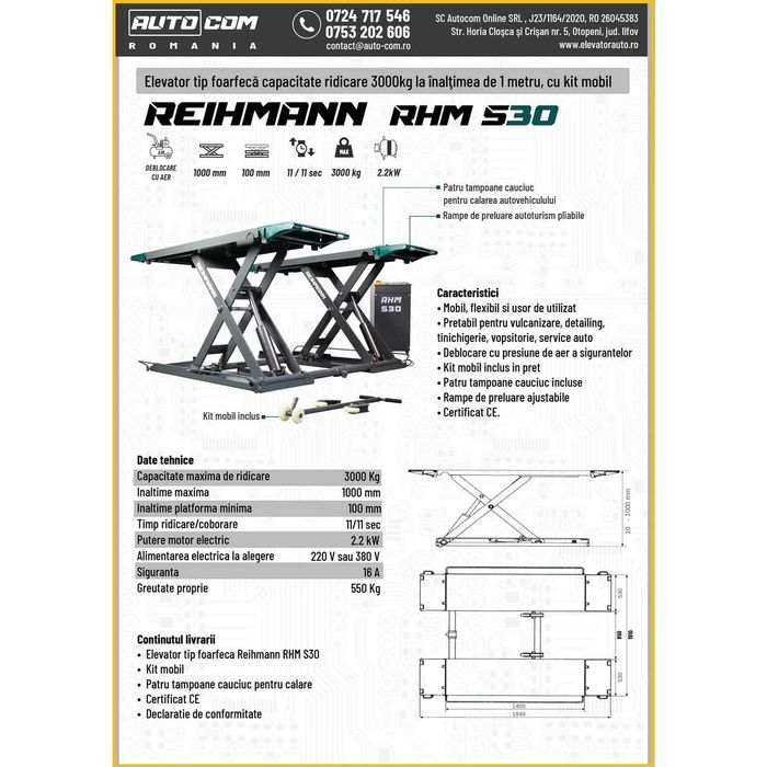 Elevator vulcanizare