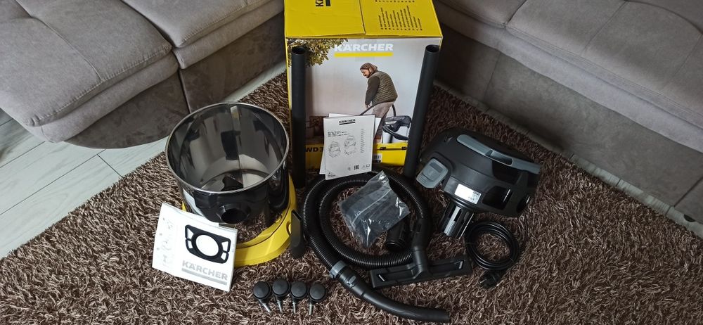 Aspirator umed/uscat Karcher KWD 3 S V-17/4/20F, 1000W, container inox
