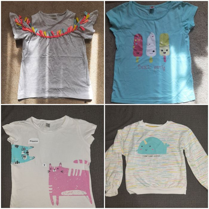 Кофты , футболки , джинсы на девочку
