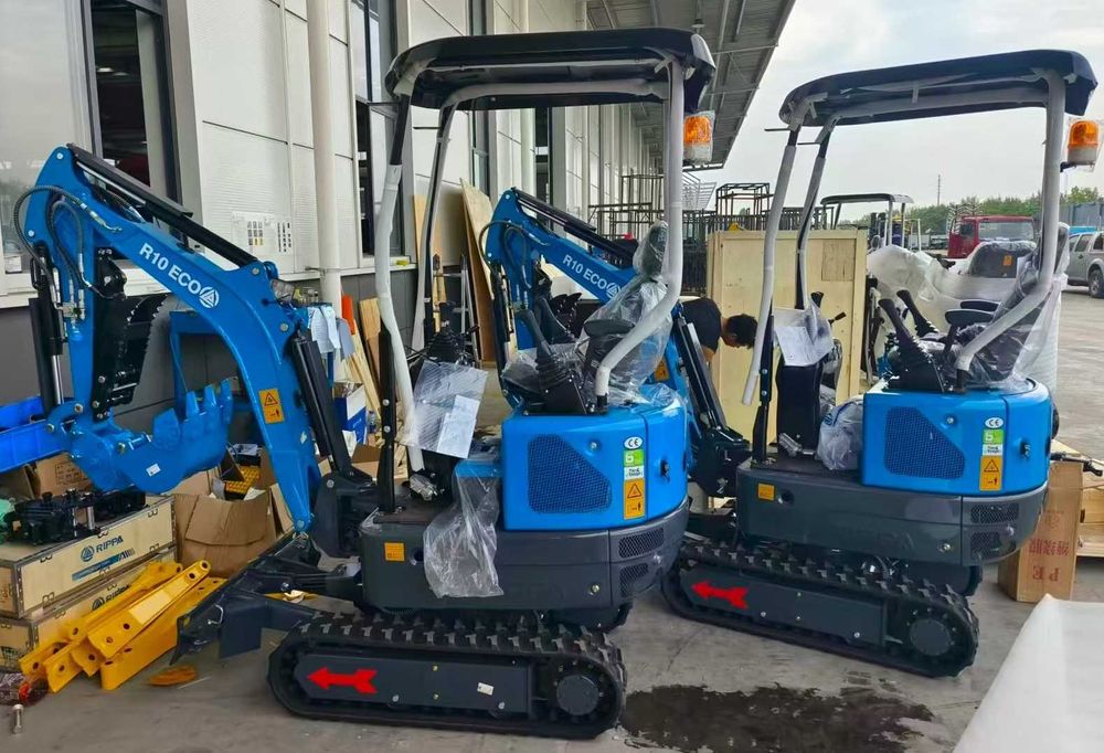Miniexcavator RIPPA R10 ECO, ultimul model 2025