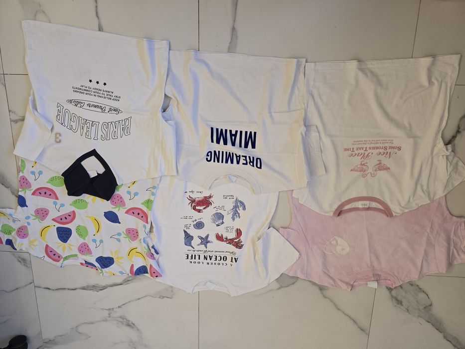 13 tricouri fete, 10 ani, Zara, Waikiki , Nike