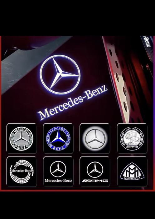 Лого светлини Mercedes-Benz за врати w203