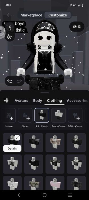 продам аккаунт в роблоксе